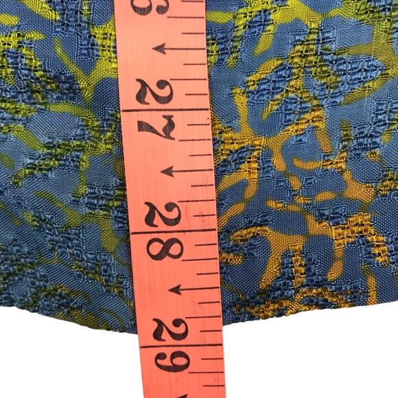 ART BATIK Button Up Blouse Women M Blue VTG Retro Unique Handmade Romantic Y2K - Picture 10 of 10